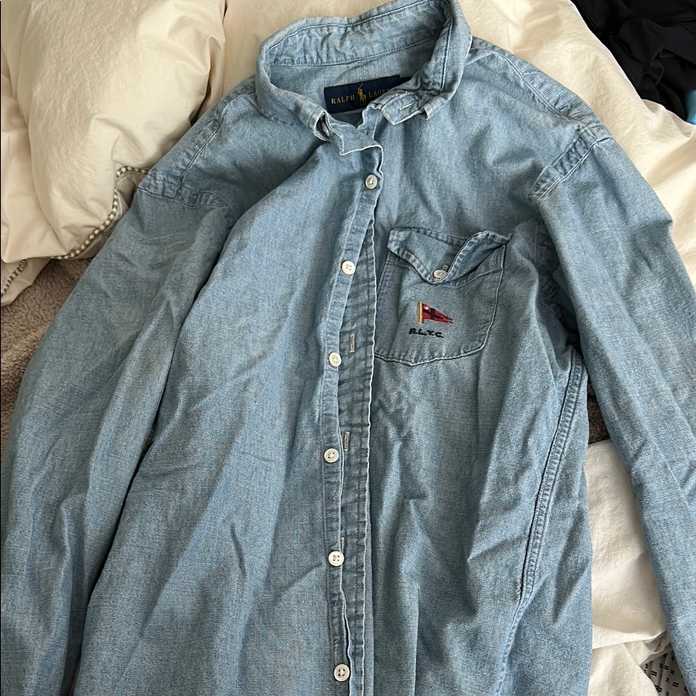 Ralph Lauren unisex blue denim Shirt